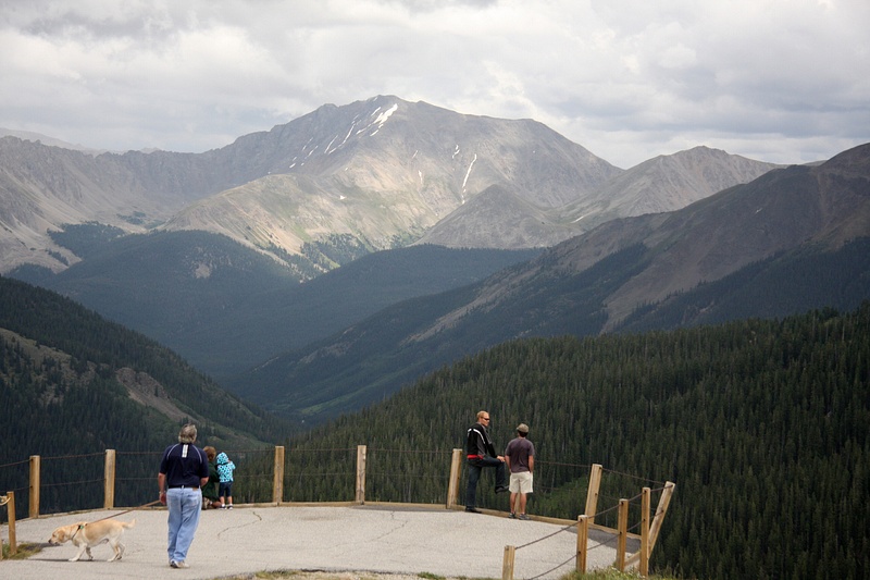 Mount Elbert, viewed from Independence Pass