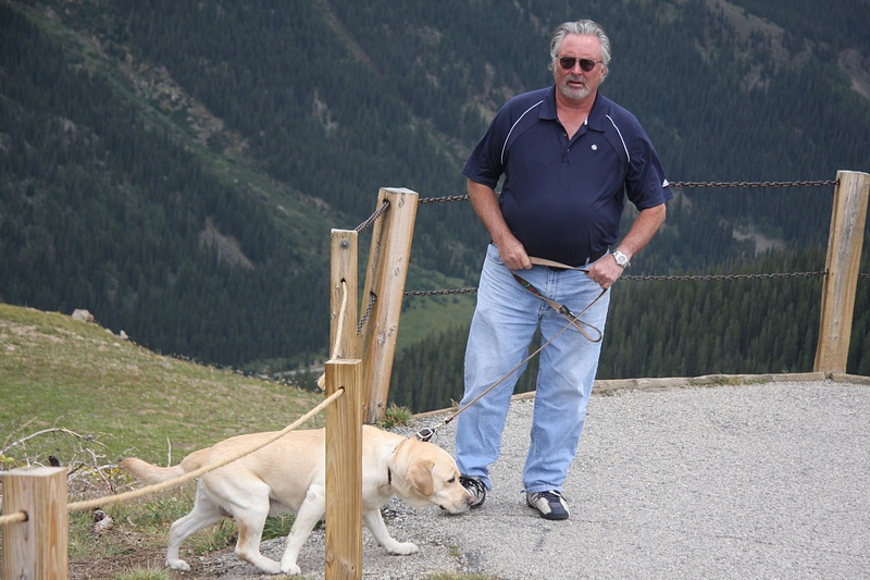 Willy and Duke at Independence Pass