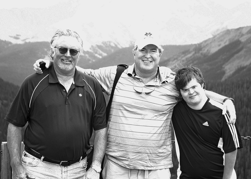 The boys at Independence Pass