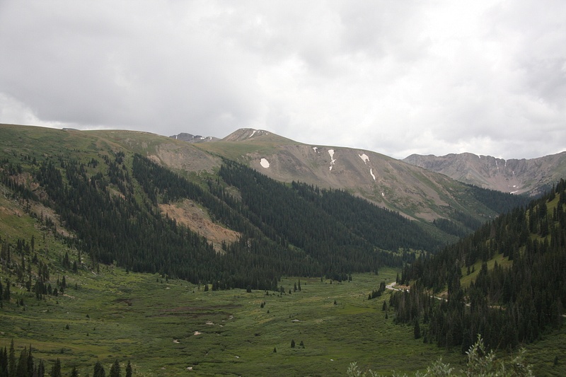 A high valley near the Continental Divide