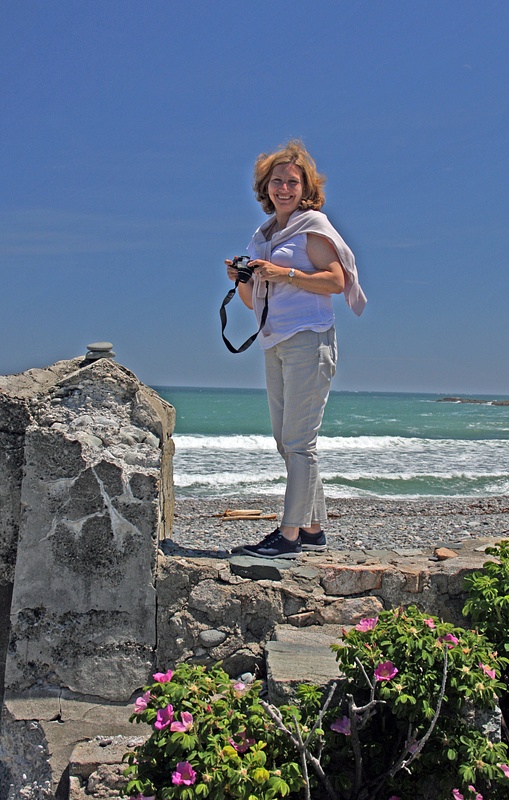 Olga at Rocky Beach