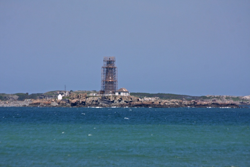 Boston Lighthouse under restoration