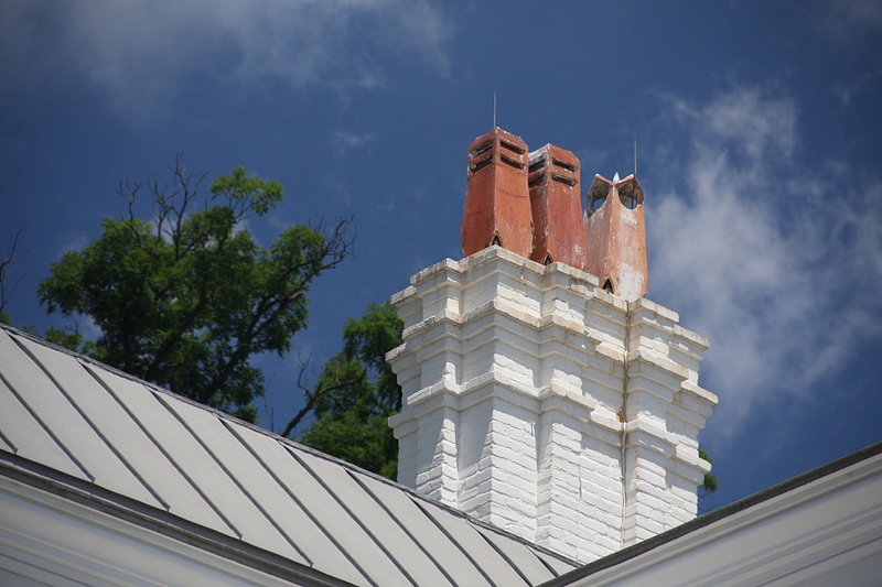 Elaborate chimney, Morven Park