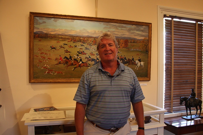 Tom at The Museum of Hounds and Fox Hunting, Morven Park