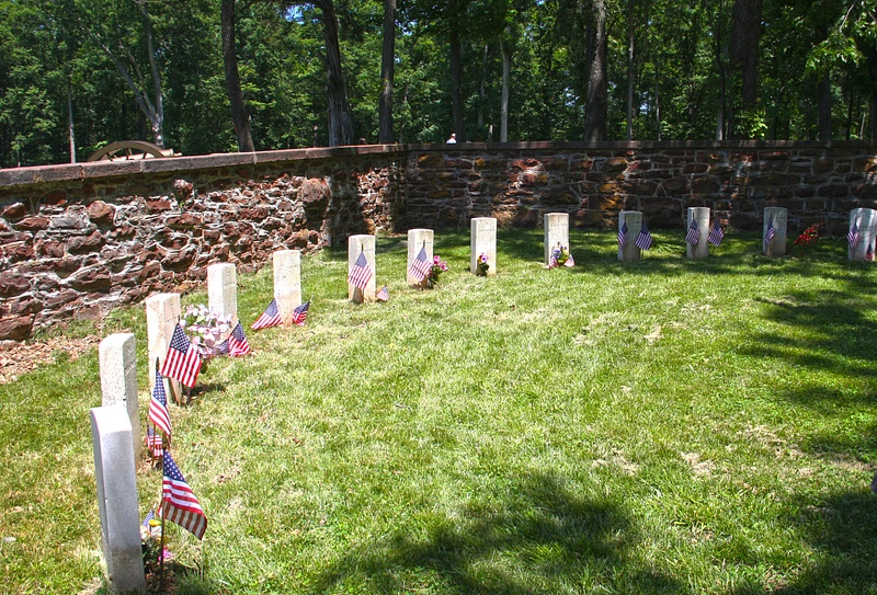 Ball's Bluff National Cemetery-Some of the Union dead