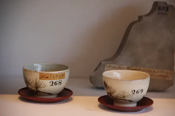 17th Century Japanese tea cups-East India Marine Hall by...