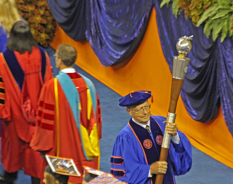 The ceremonial Mace of the University of Florida