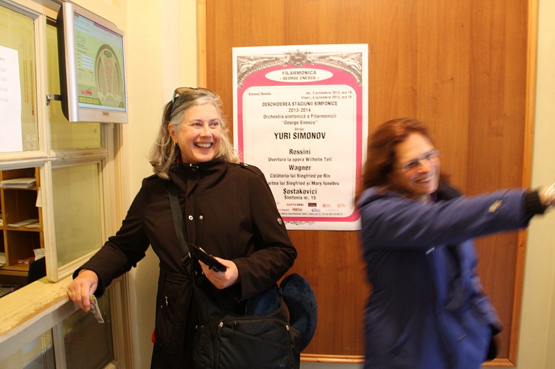 Buying tickets for the evening concert at the Atheneum