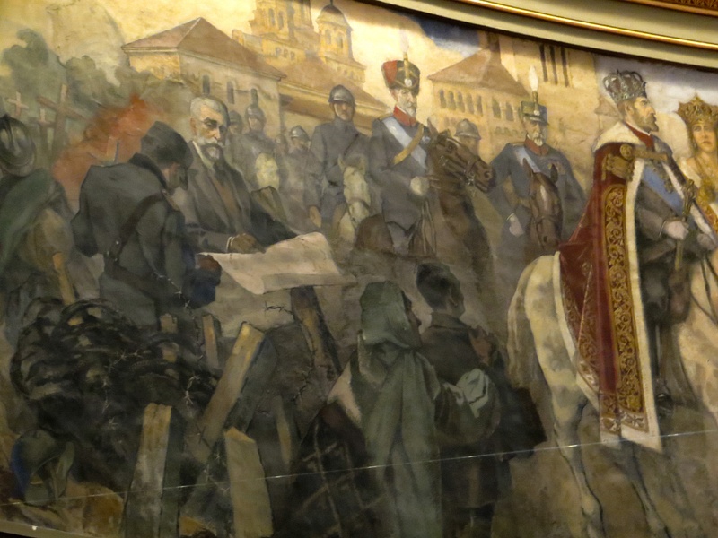 Historical mural-Romanian Atheneum