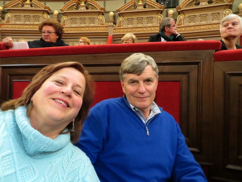 Attending a concert at the Romanian Atheneum