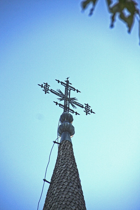 Orthodox Cross atop a  Maramureș Region Church