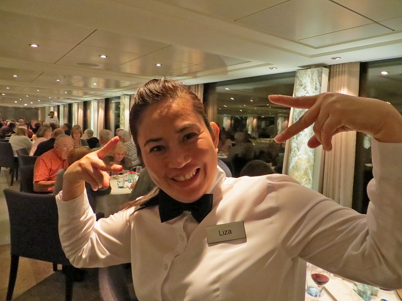 Aboard the Viking Embla, Liza aims to serve