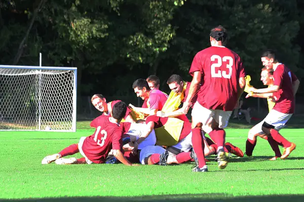 After slipping in a lucky goal, Willamette takes it in...