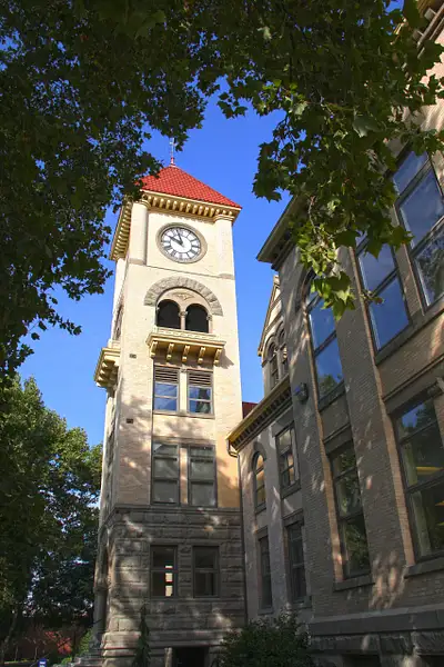Memorial Building Tower, Whitman College-on the National...