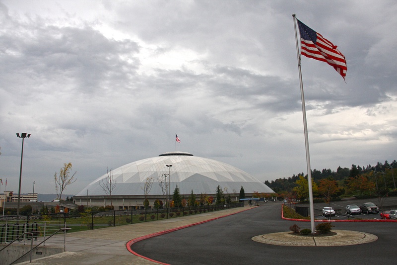 The Tacoma Dome is adjacent to America's Car Museum
