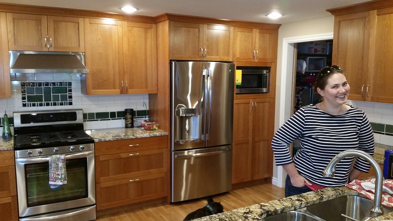 Tay's and Russ's beautiful new kitchen