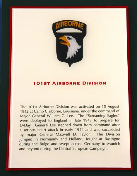 The Screaming Eagles, originally paratroopers, now an...