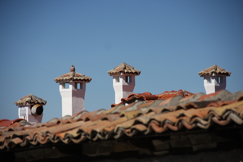 Interesting array of chimneys, Arbanassi