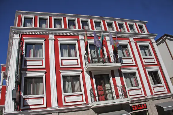 A nicely restored facade in Veliko Tarnovo by...