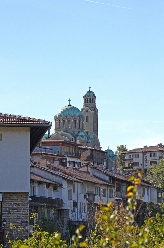 Veliko Tarnovo crowned by the Cathedral of the Birth of the Theotokos