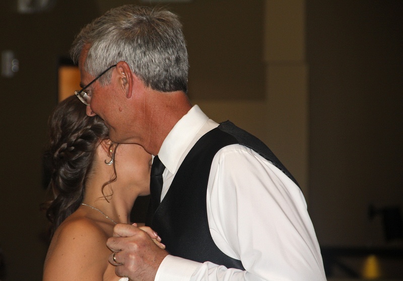 Dad and his daughter dance