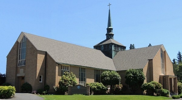 The wedding venue-St Clare Parish Church, Portland