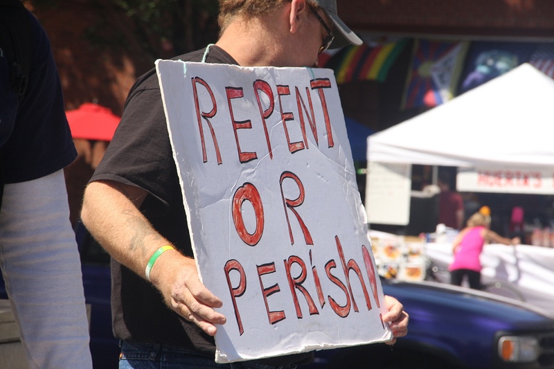 I guess I'll take the repent part