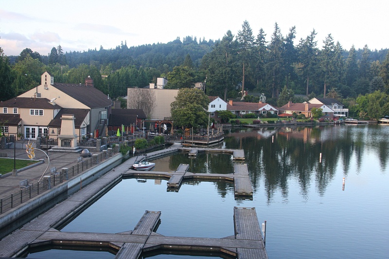 Friday AM-view from the Lakeshore Inn, Lake Oswego