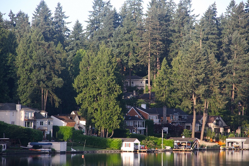 Friday AM-view from the Lakeshore Inn, Lake Oswego