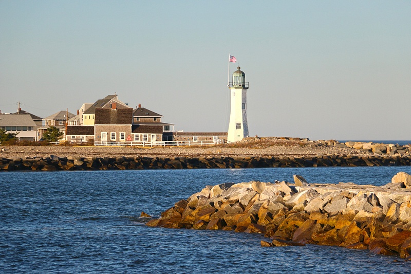 A view of Old Scituate Light