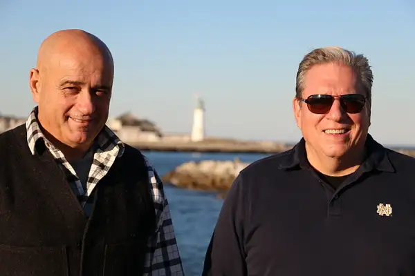 Bruce and Gary at Scituate Harbor