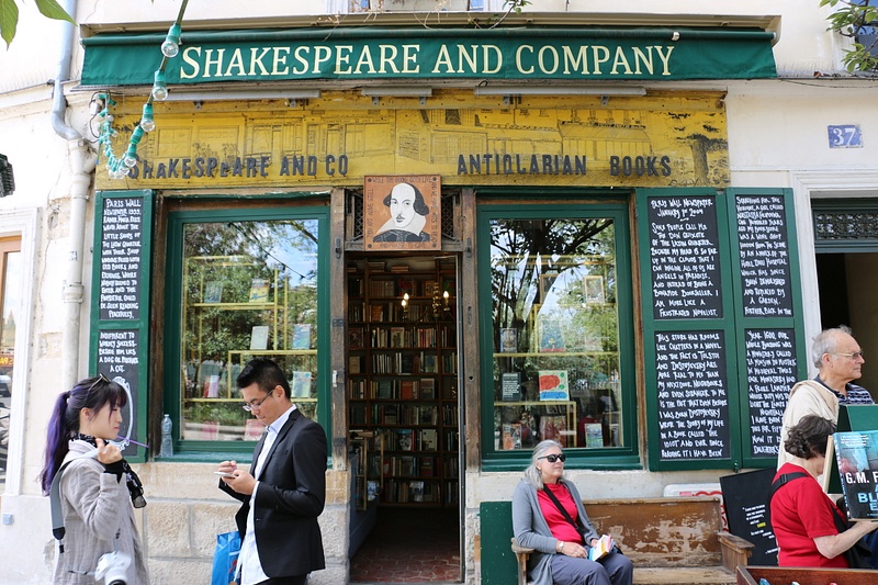 Shakespeare and Company, in the Latin Quarter