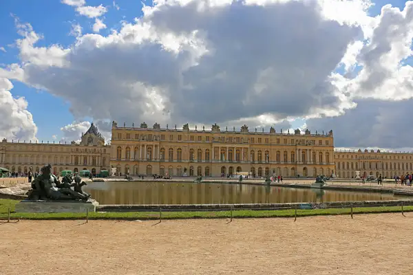 Versailles Palace viewed from behind the Water Parterre