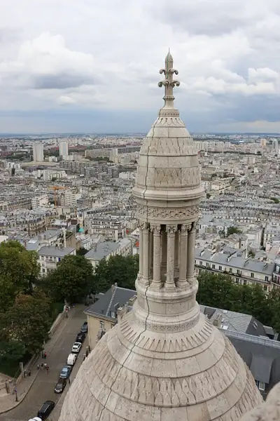 View from the top ofSacré-Cœur Basilica