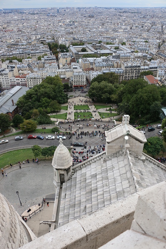 View from the top of Sacré-Cœur Basilica