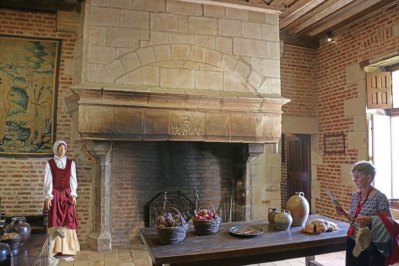 The kitchen of Clos Lucé