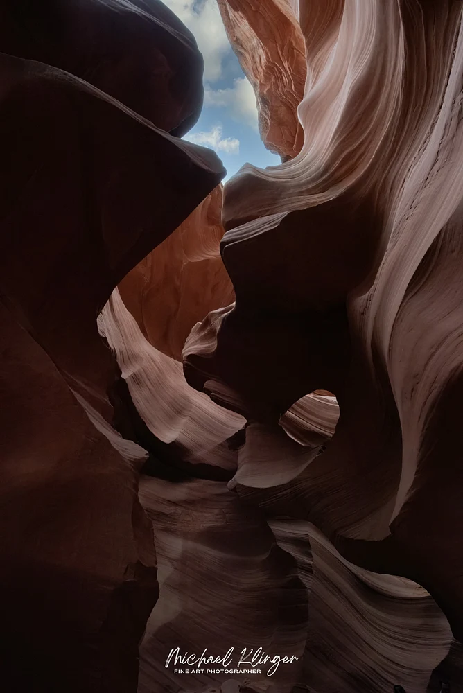 Stunning View of Lower Antelope Canyon's Unique Rock Formations
