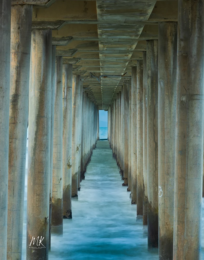 Serene View Under Huntington Beach Pier