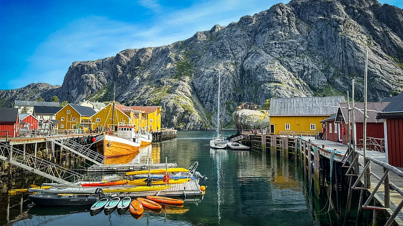 iPhone Norway Fishing Village