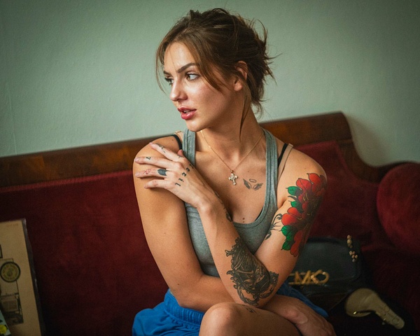 Womans Tattoo Portrait photographed in North Alabama.jpg - Home screen - Renaissance Photo