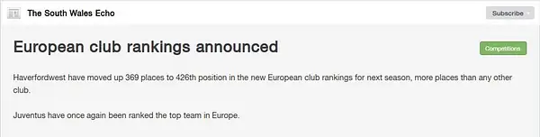 club rank by DexterMorgan