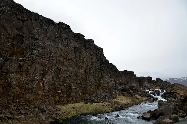 Thingvellir where you can see the Eurasian and North...