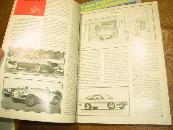1976 Road and Track Mags 6 by bnsfhog