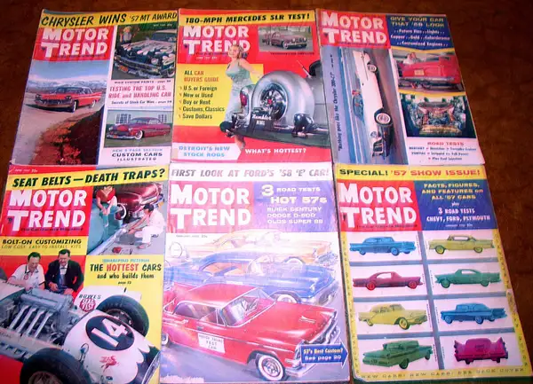 1957 Motor Trend Set BIN Nov 21st cover 2 by bnsfhog