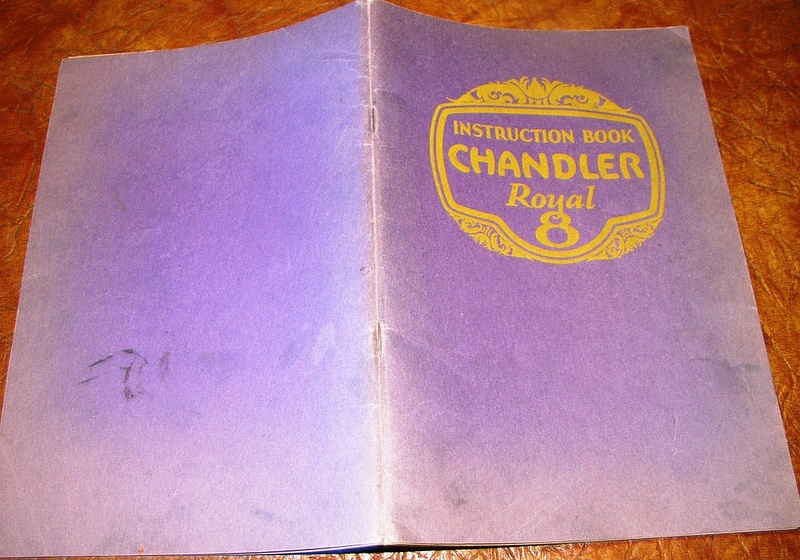 1927 1929 Chandler Owners BIN May 23rd cover 4