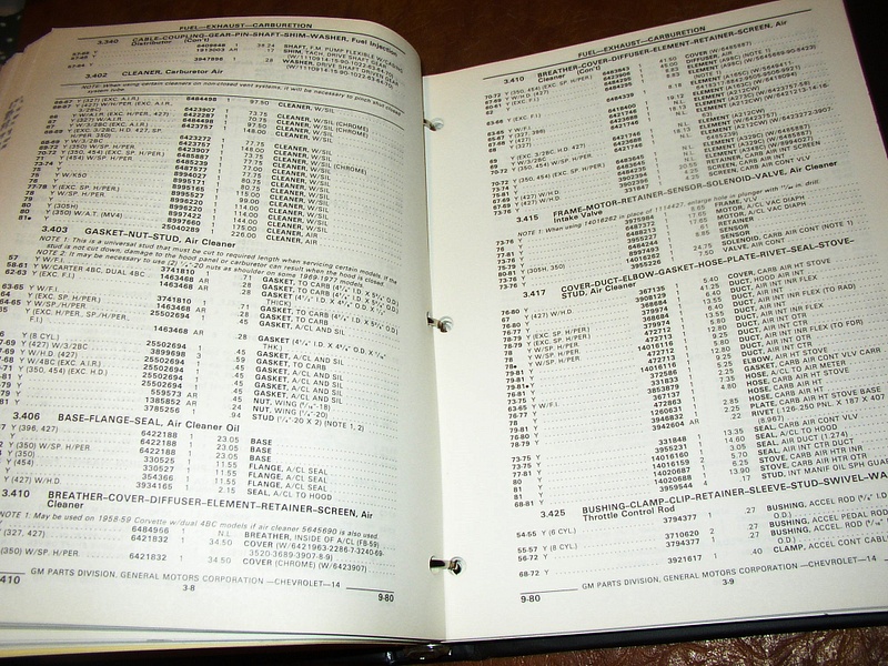 1953 1980 Vette Parts pages 2