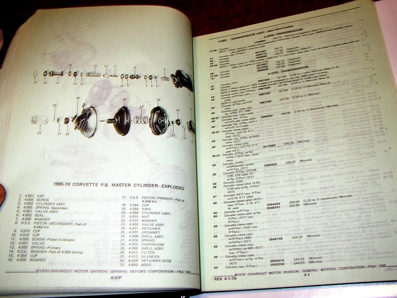 1953 1970 Vette Parts Pages 1
