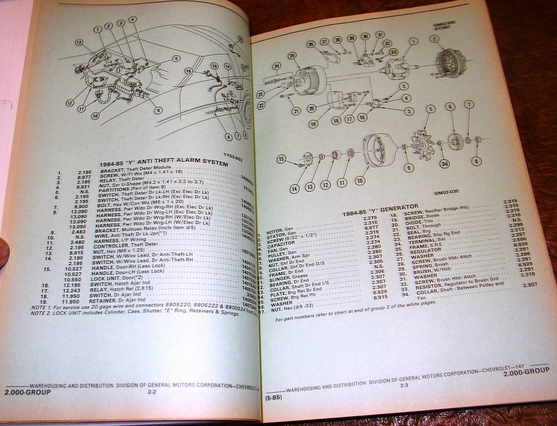 1984 85 Vette Parts Pages 4