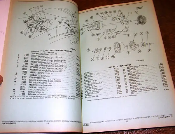 1984 85 Vette Parts Pages 4 by bnsfhog