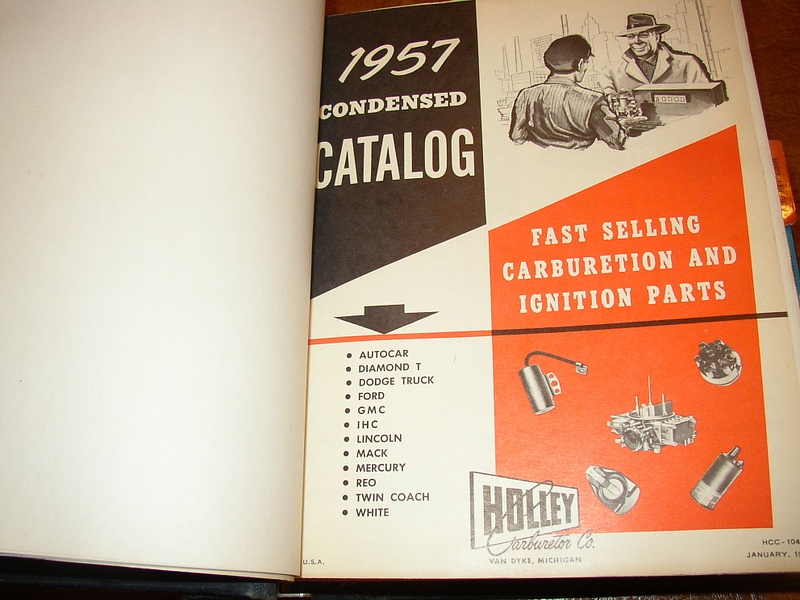 1958 Holley Carb Master Cover 8
